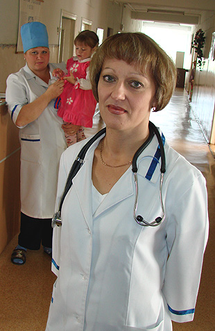 Татьяна Каюн, заведующая детским отделением центральной районной больницы